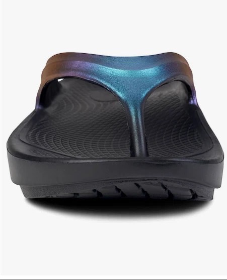 Women’s OOFOS OOlala Thong 100% Original in Midnight Spectre Size 5