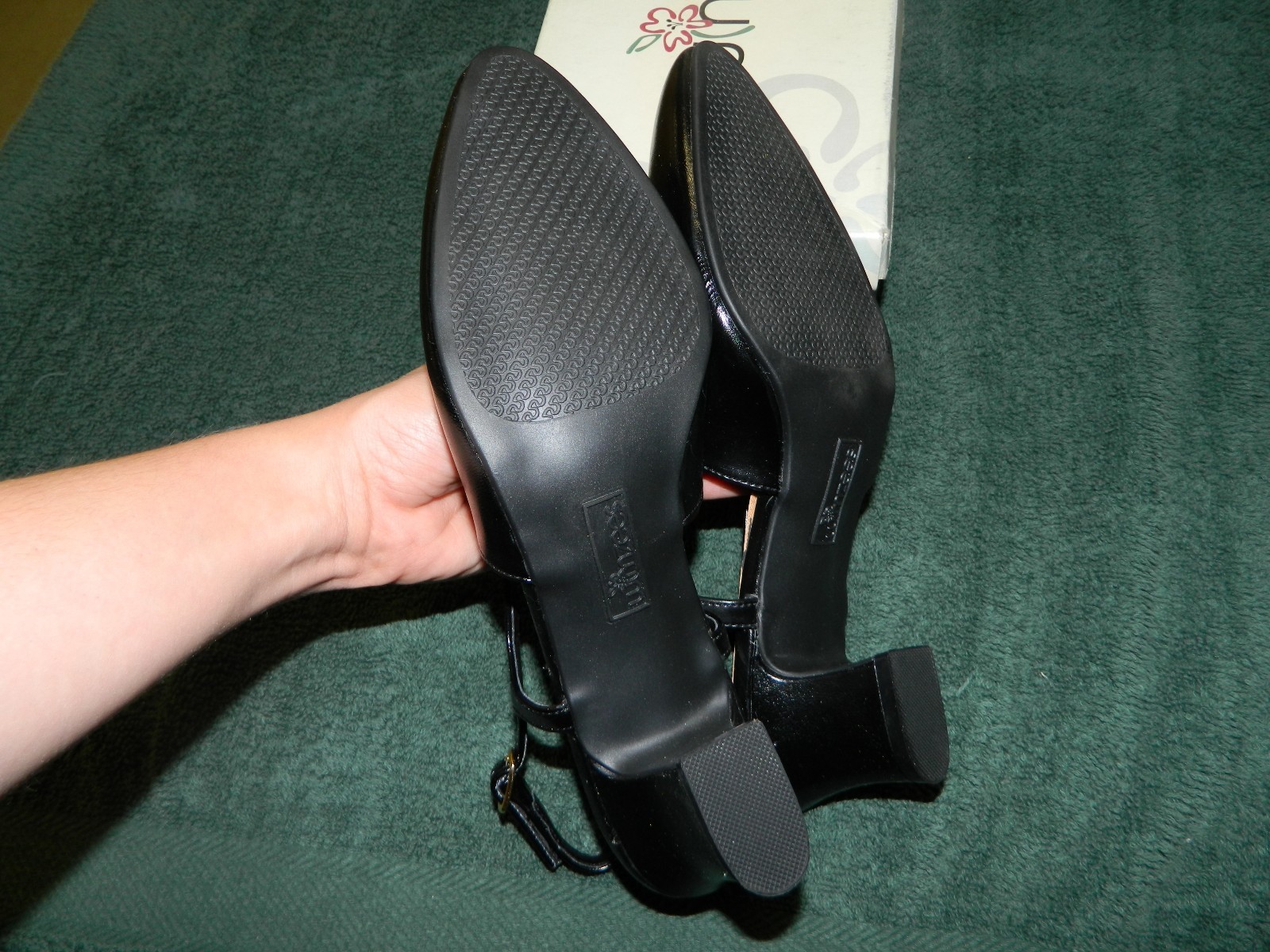 NIB WIMZEES Rosie Black Orthopedic Occupational Heels Size 7 EW