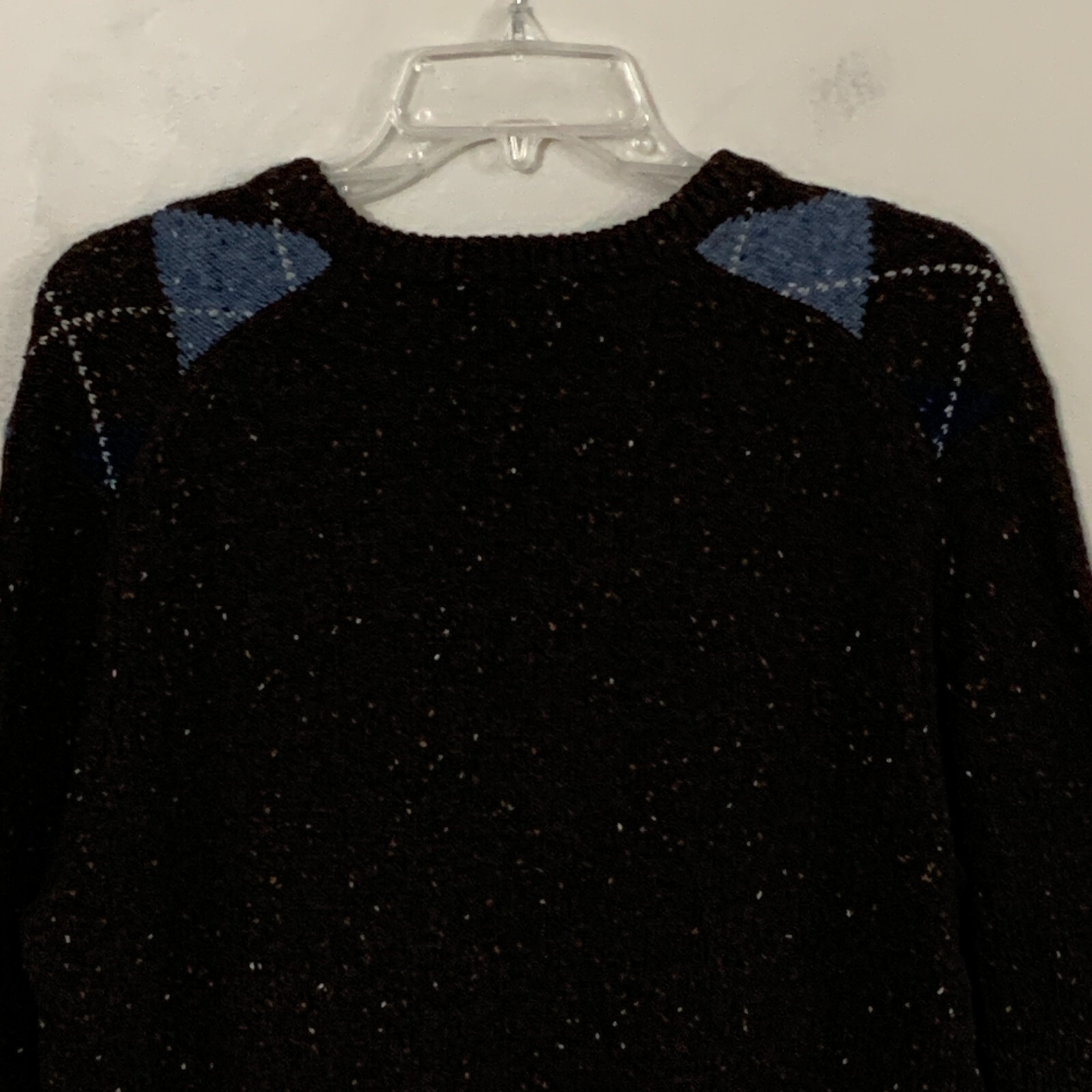 Argyle Pullover Sweater Size XL Mens Jos A Bank Wool Blend Classic Academia W1