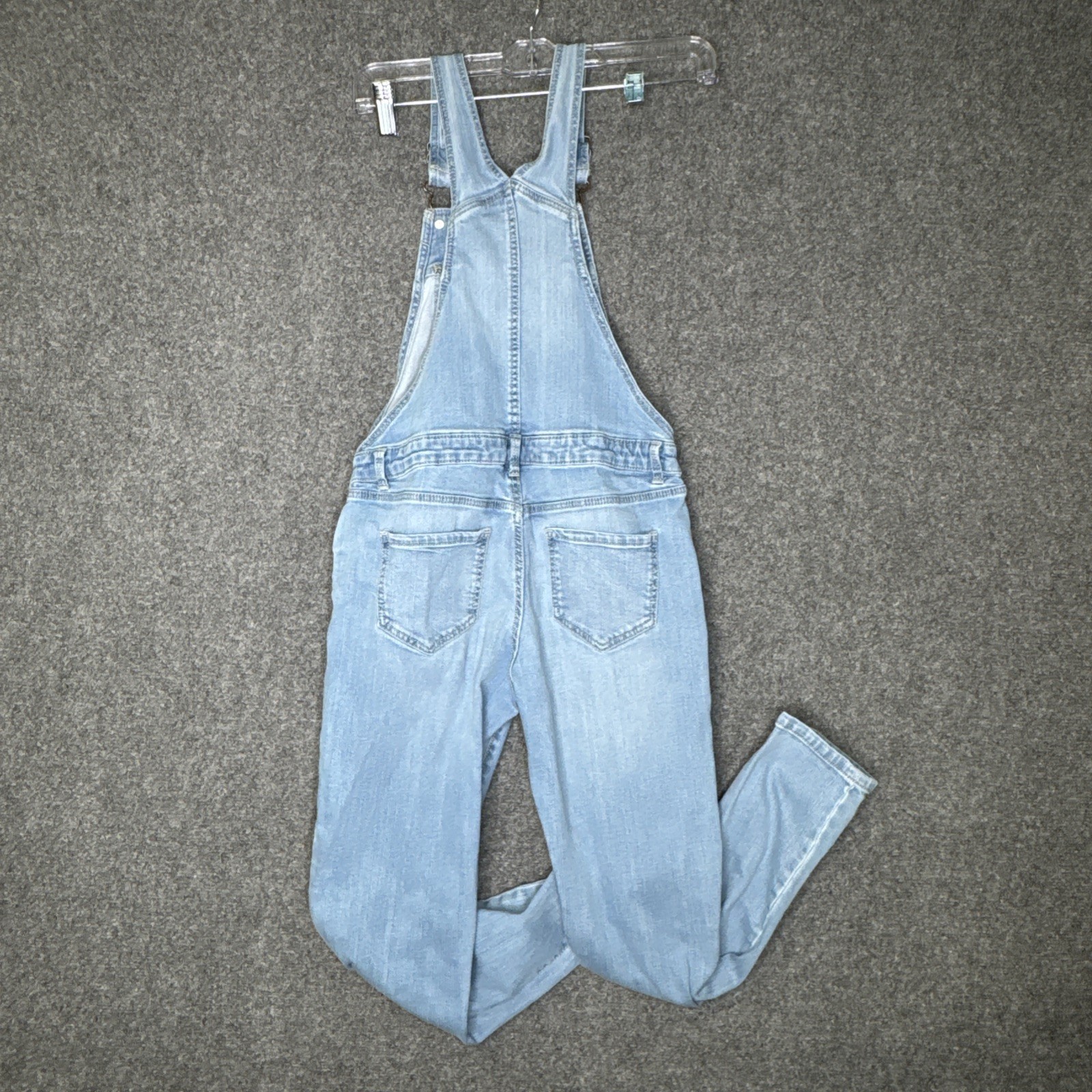 OshKosh B’gosh Kids Size 12 Denim Overalls Light Wash Youth Bib Dungarees