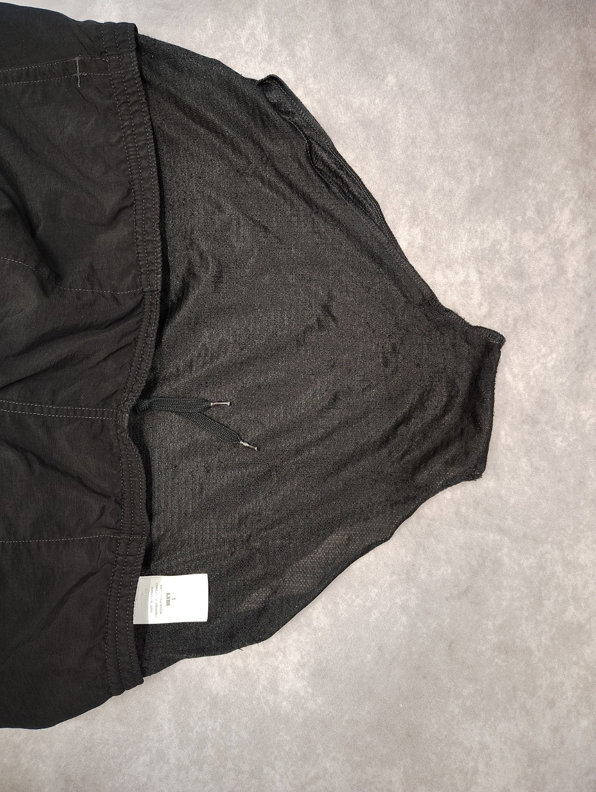 Patagonia Baggies Shorts Mens L 42 Black Lined Hybrid Swim Beach Trail 6 Inseam