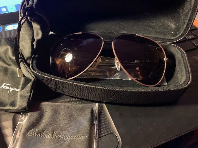 Salvatore Ferragamo Sunglasses SF131S 067 Gunmetal/ 60mm/10/ 135