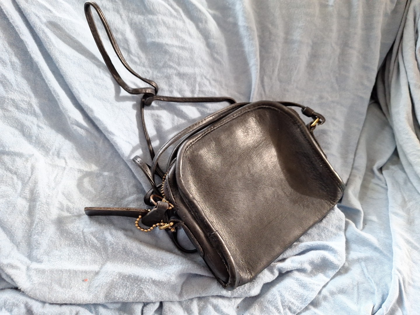 Vintage Coach Leather Mini Abbie Crossbody Purse