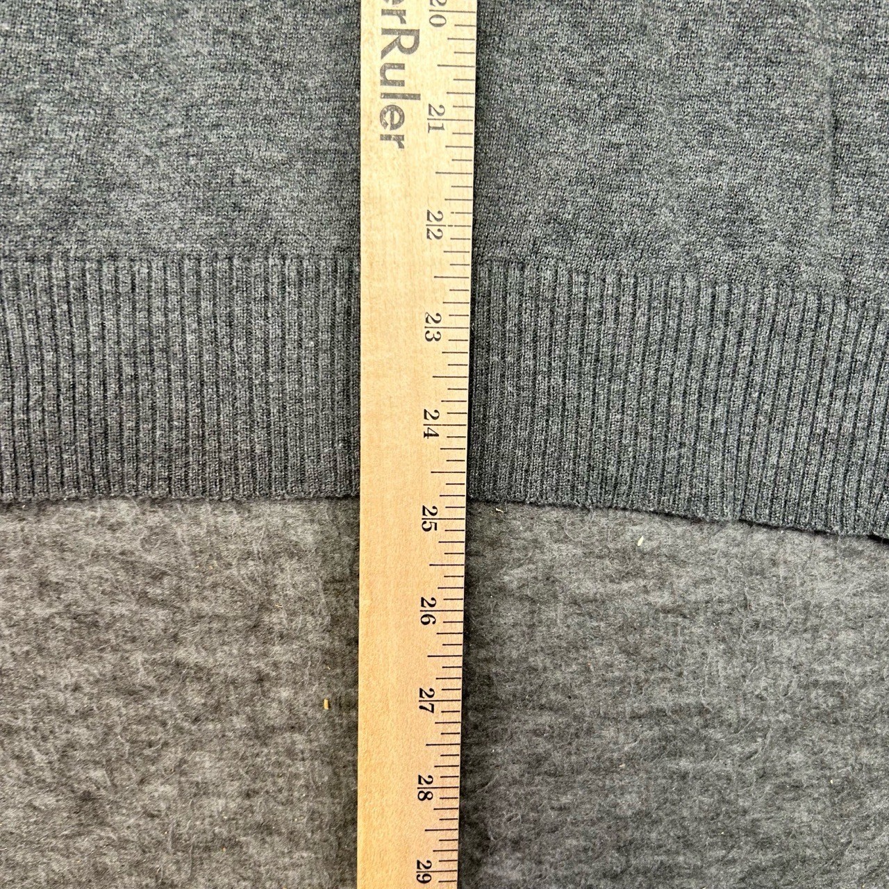 Vintage GAP Sweater Mens Large Half Zip Grey Casual Ribbed Layering Preppy 80s