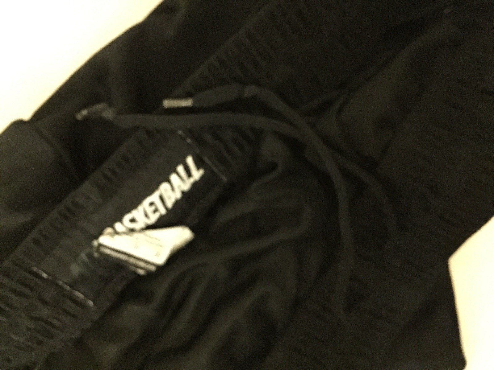 Men Nike XL Black Basketball Shorts Casual Elastic Waist 207630-022 Dazzle -Spot