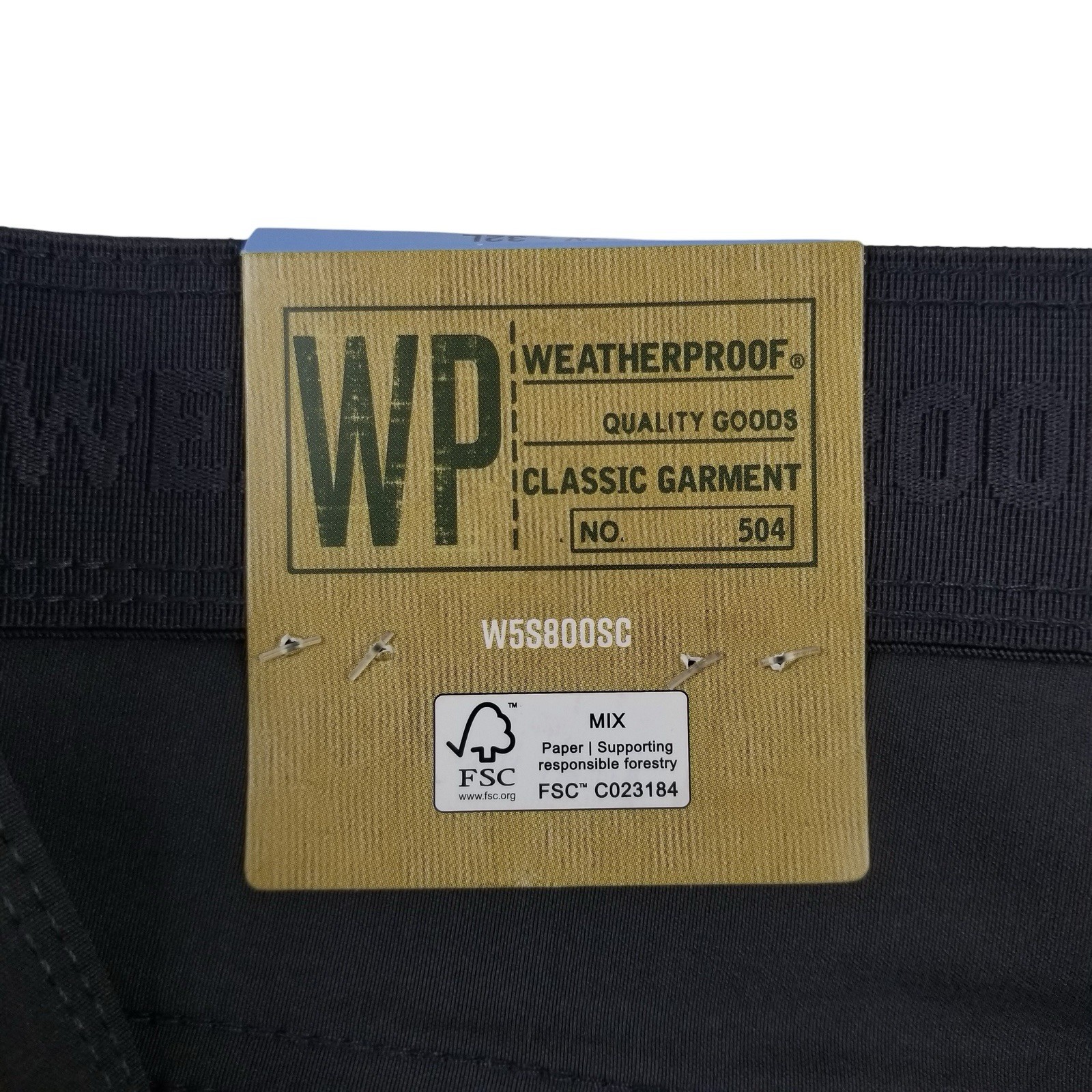 Weatherproof WP Mens 32X32 Charcoal Classic Fit Active Stretch Tech Utility Pant