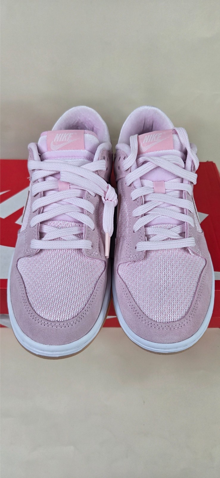 Nike Dunk Low Teddy Bear Light Soft Pink Womens Size 9 DZ5318-40 New