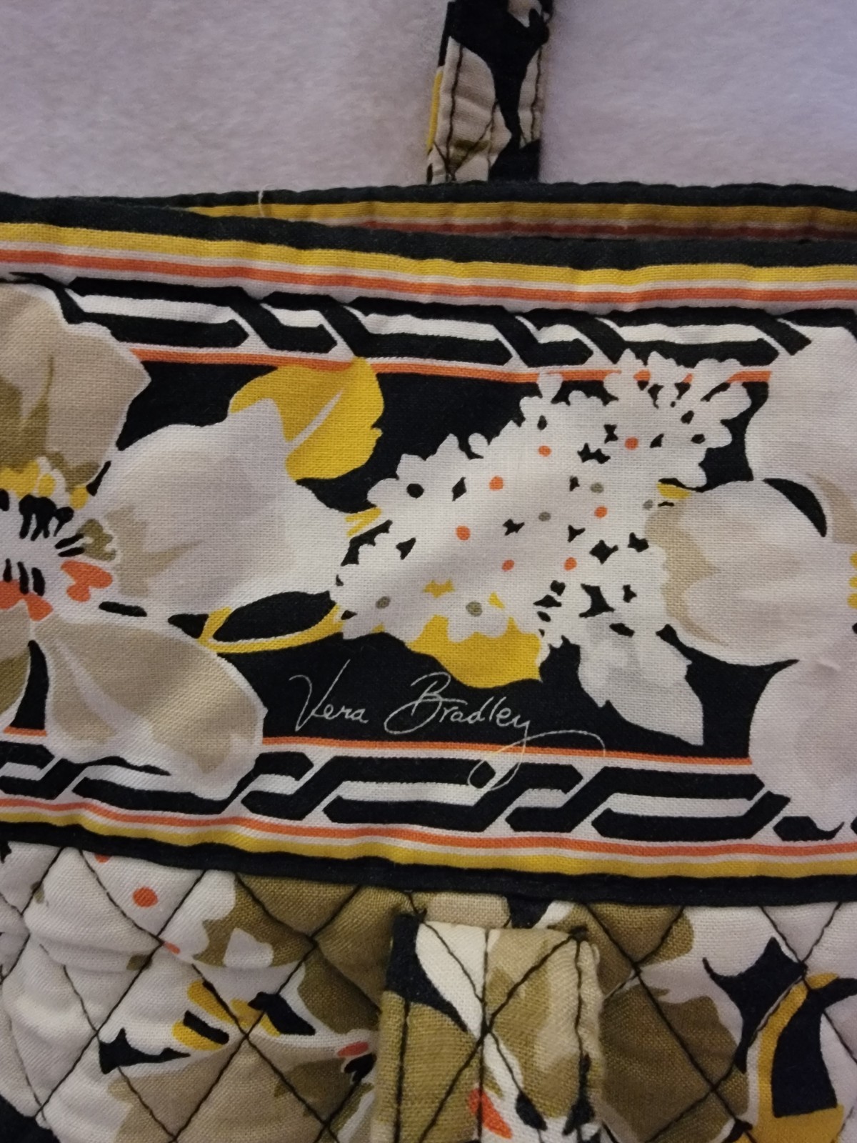 Vera Bradley Dogwood Holiday Large Tote Shoulder Bag Purse