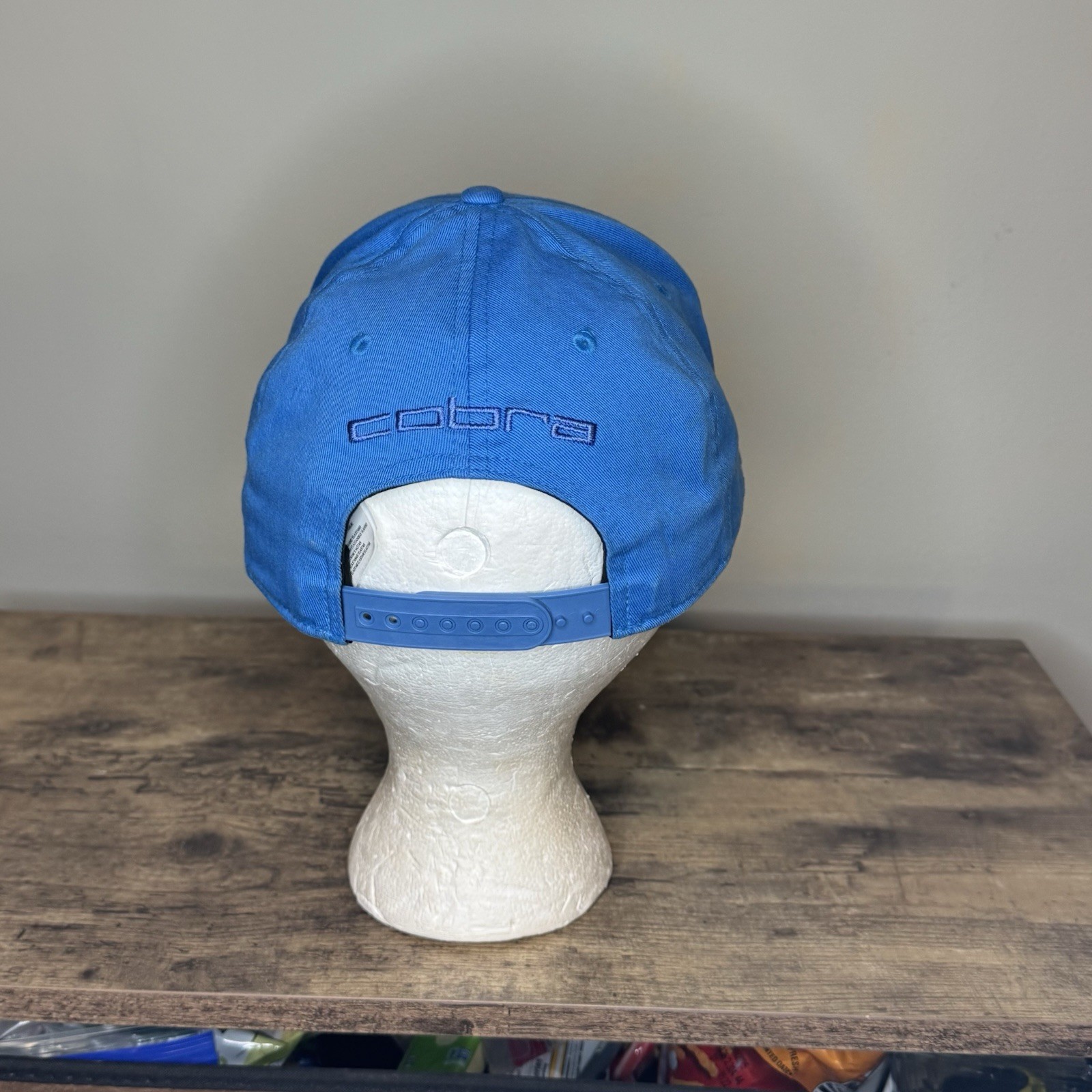 King Cobra Puma Golf Snapback Hat Cap Blue Tour Exclusive Adjustable One Size