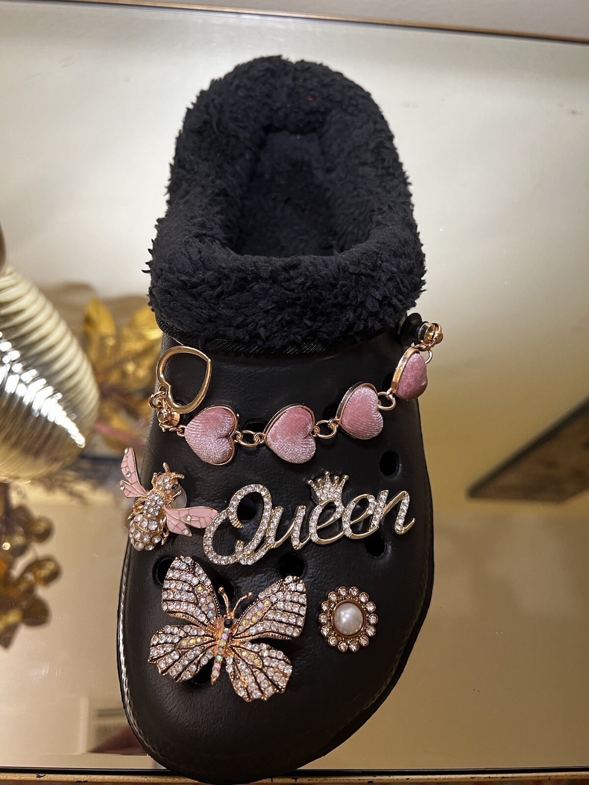 EXTRA LARGE Butterflies Shoe Charm Set Compatible With Croc