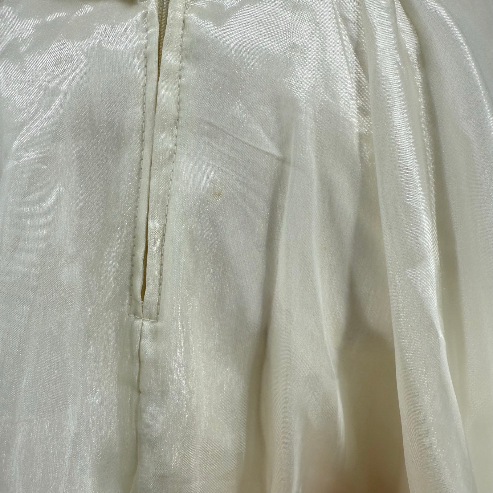 VTG 90s y2k Women’s Cream Floral Dalia Drop Basque Waist Corset Halter Dress XL