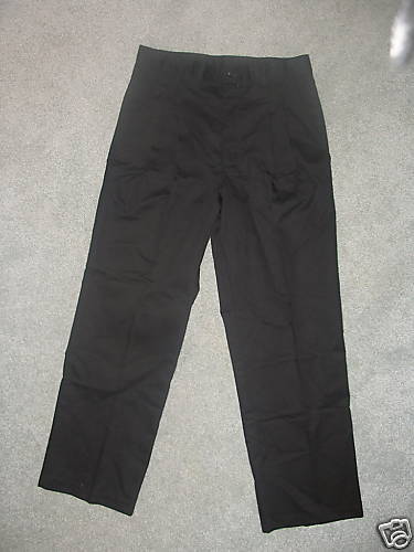 Mens pants black Chino Cintas Best 28 x 32 26 x 32 34 x 30 36 x 31 40 x 34 NEW