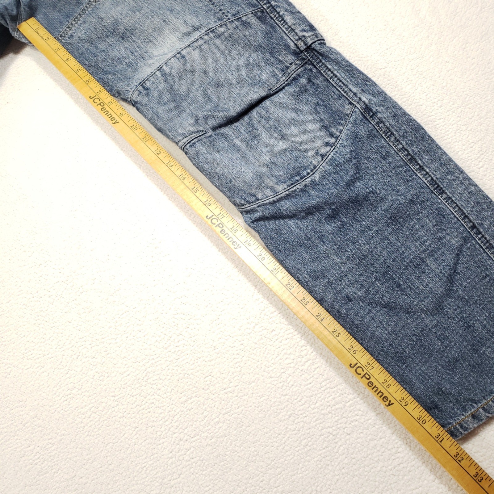 Bilt Iron Workers Jeans Mens 34 Blue Kevlar Reinforced Motorcycle Riding Pants
