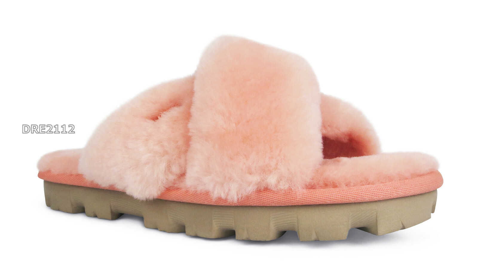 UGG Fuzzette Beverly Pink Fur Slippers Womens Size 8 *NIB*