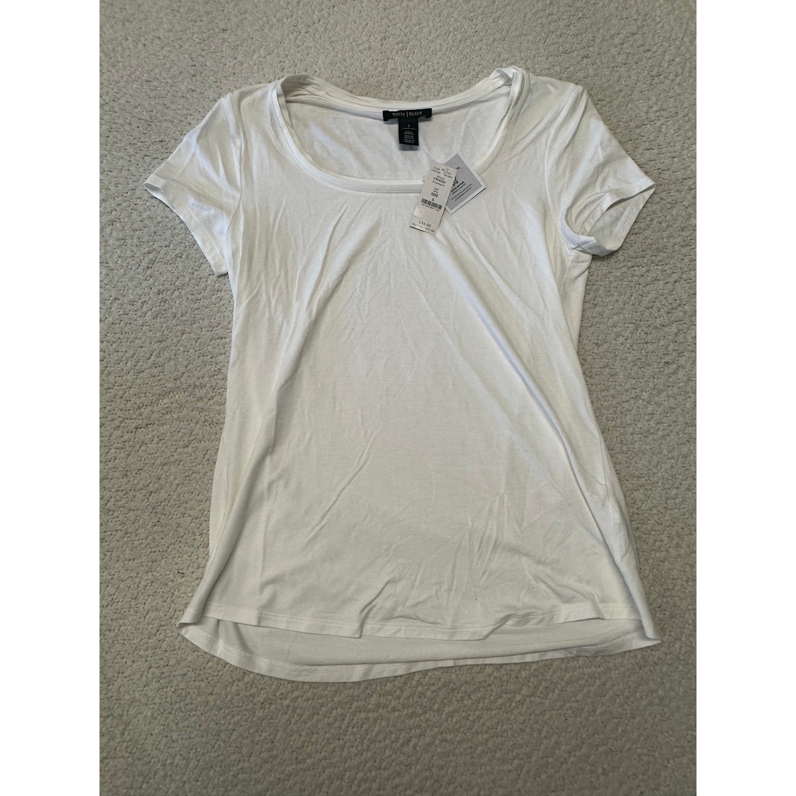 NWT* White House Black Market Short Sleeve Layering Tee Shirt Small