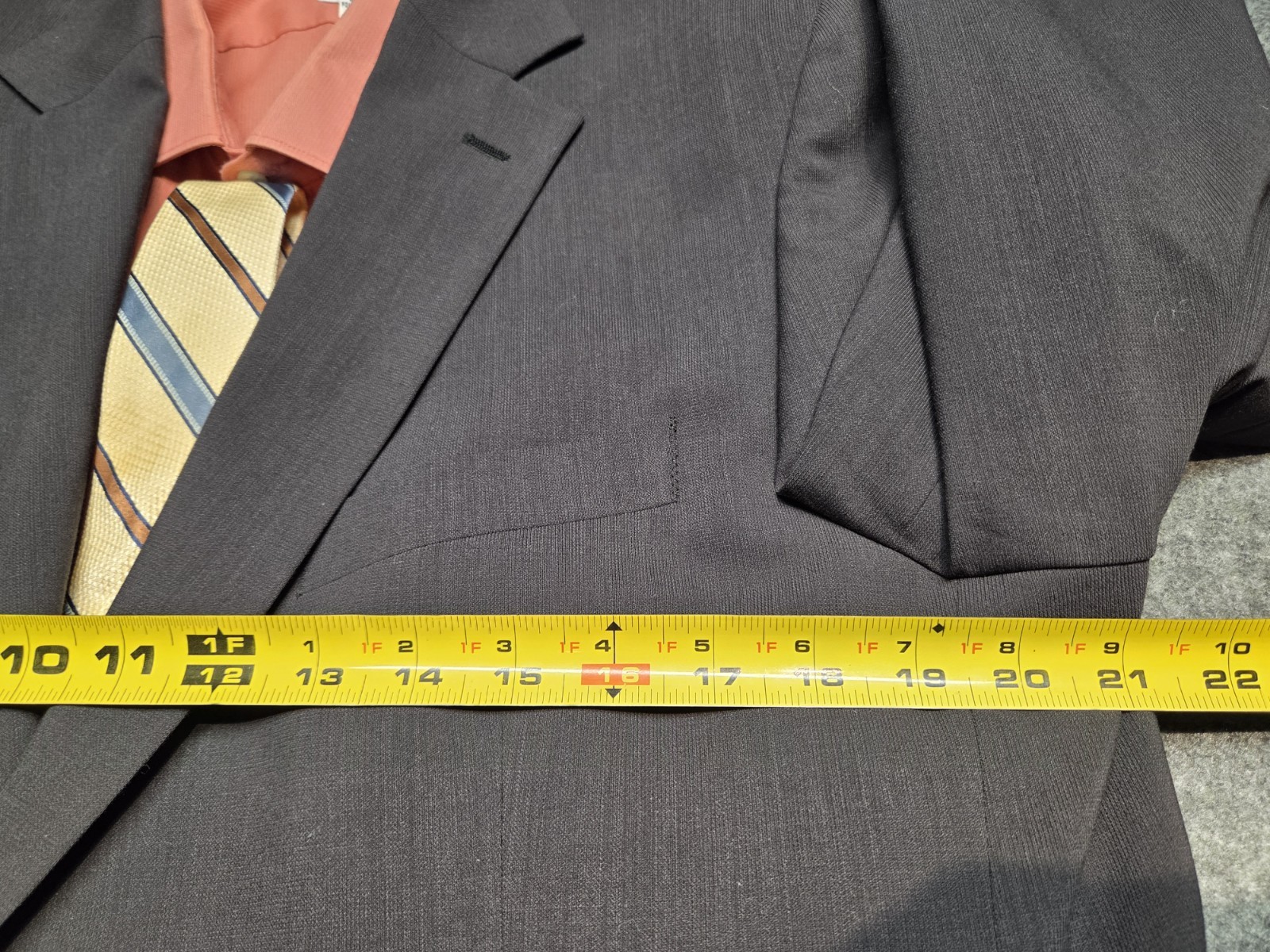 Cigliano Couture Sport Blazer Jacket Men 42R Wool Inner Pockets Lined