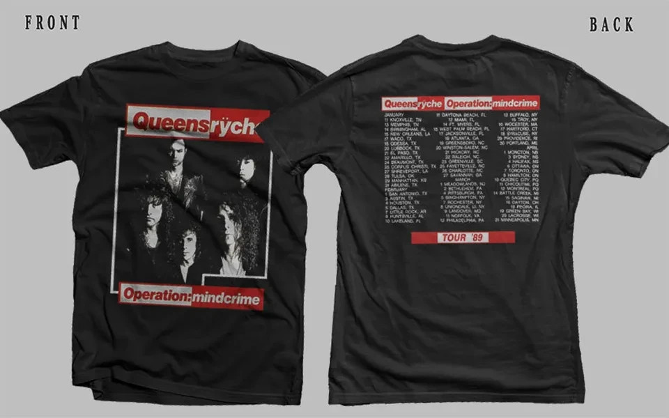 QUEENSRYCHE – Operation Mindcrime t-shirt
