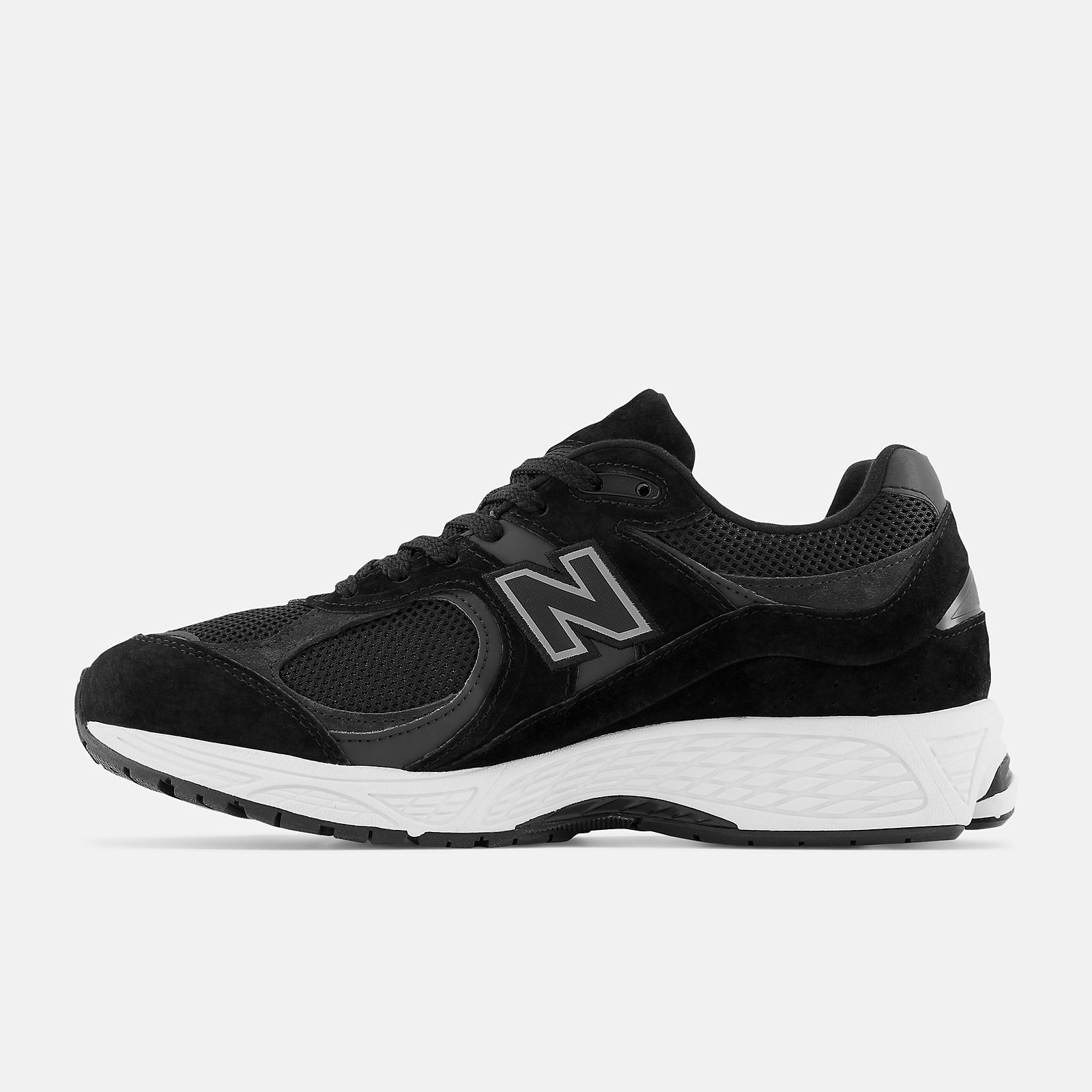 New Balance Unisex 2002R – Authentic (US Size: M12/W13.5 – M14/W15.5, BLACK)