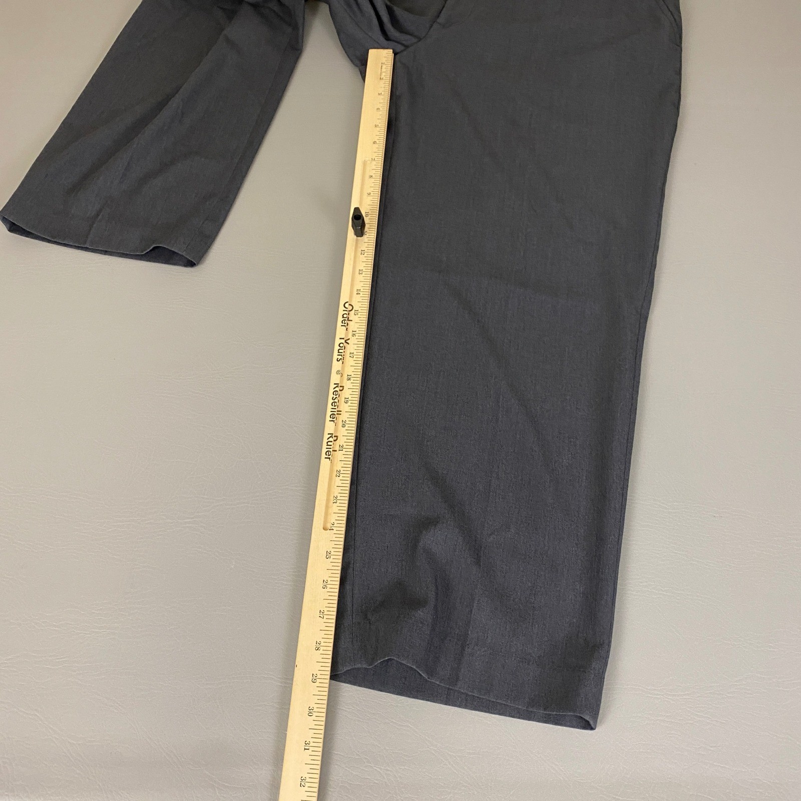 George Dress Pants Men’s 42×30 Graphite Gray Repreve Polyester Rayon Blend