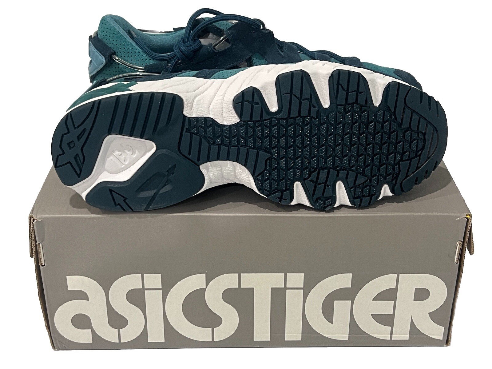 Asics Gel Mai Mens Size 8 Green Ocean Blue Athletic Sneakers Shoes 1193A043