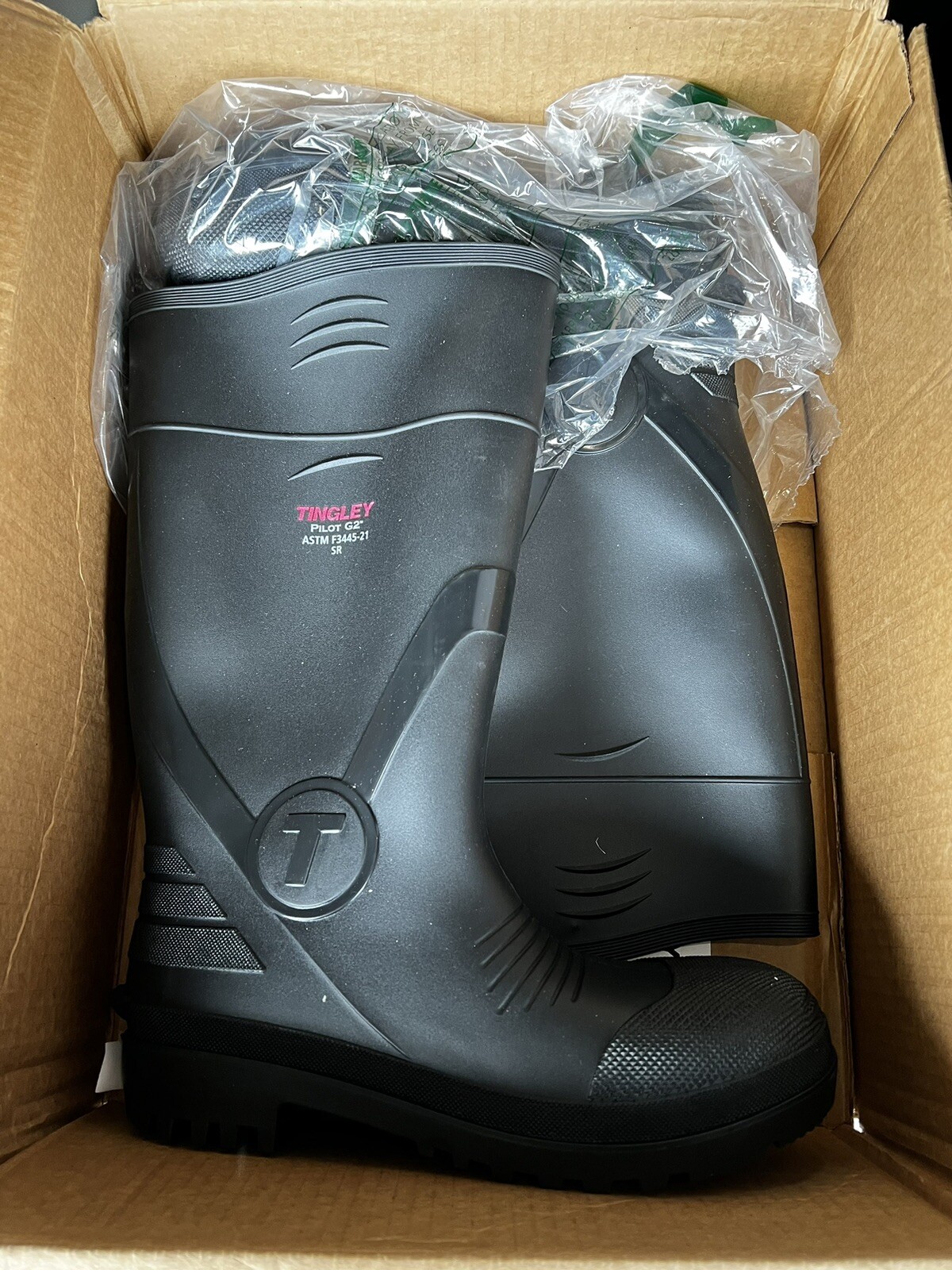 Tingley Pilot G2 Knee Boot Plain Toe 15″”H Size 11 Black Tingley Rubber