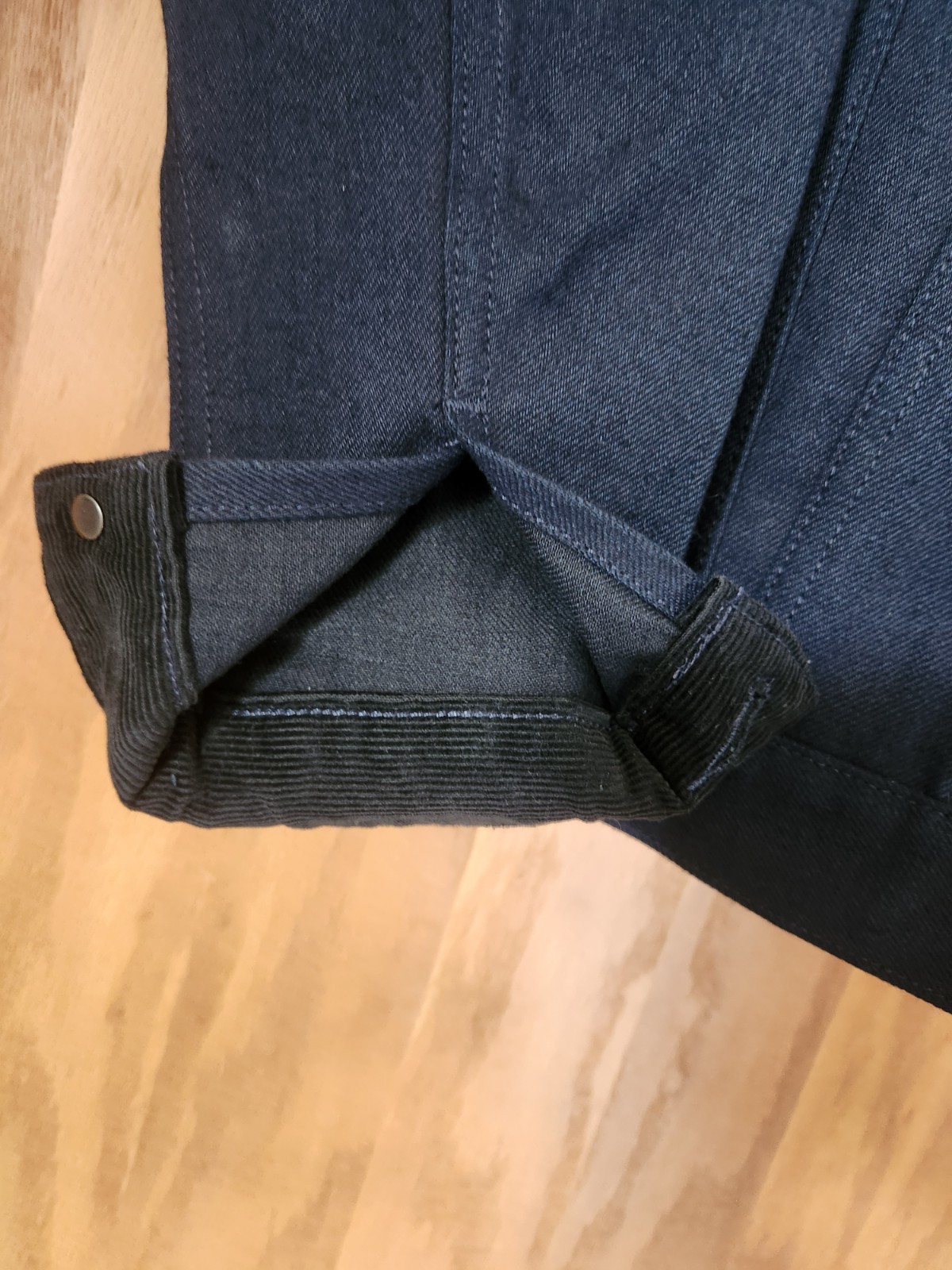 3 Sixteen Men’s Medium Denim Jacket 14 oz Shadow Selvedge Raw Indigo