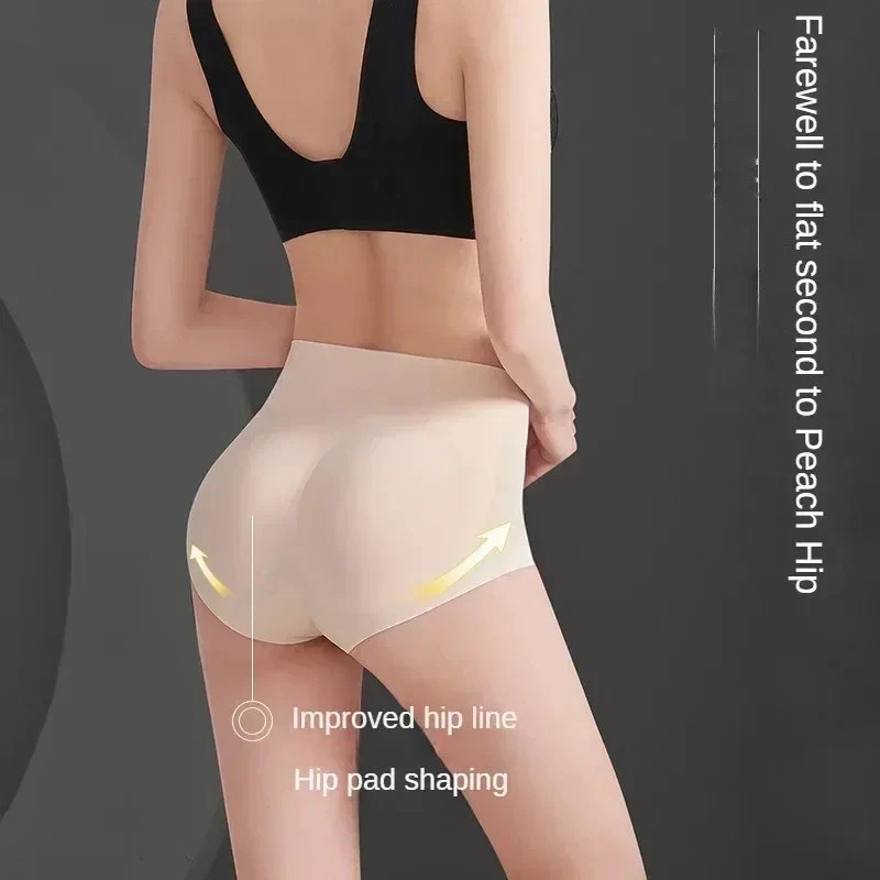 Summer Seamless Bodyshaper Panties Silicone Hip and Raises Butt Pads Push Up