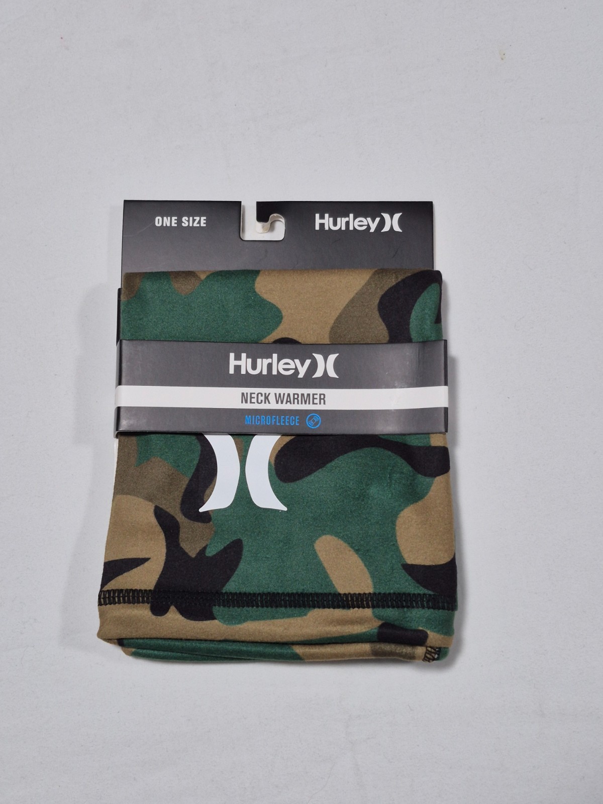 Hurley Multi-Functional Seamless Wear Gaiter Face Neck Warmer One Size Microflec
