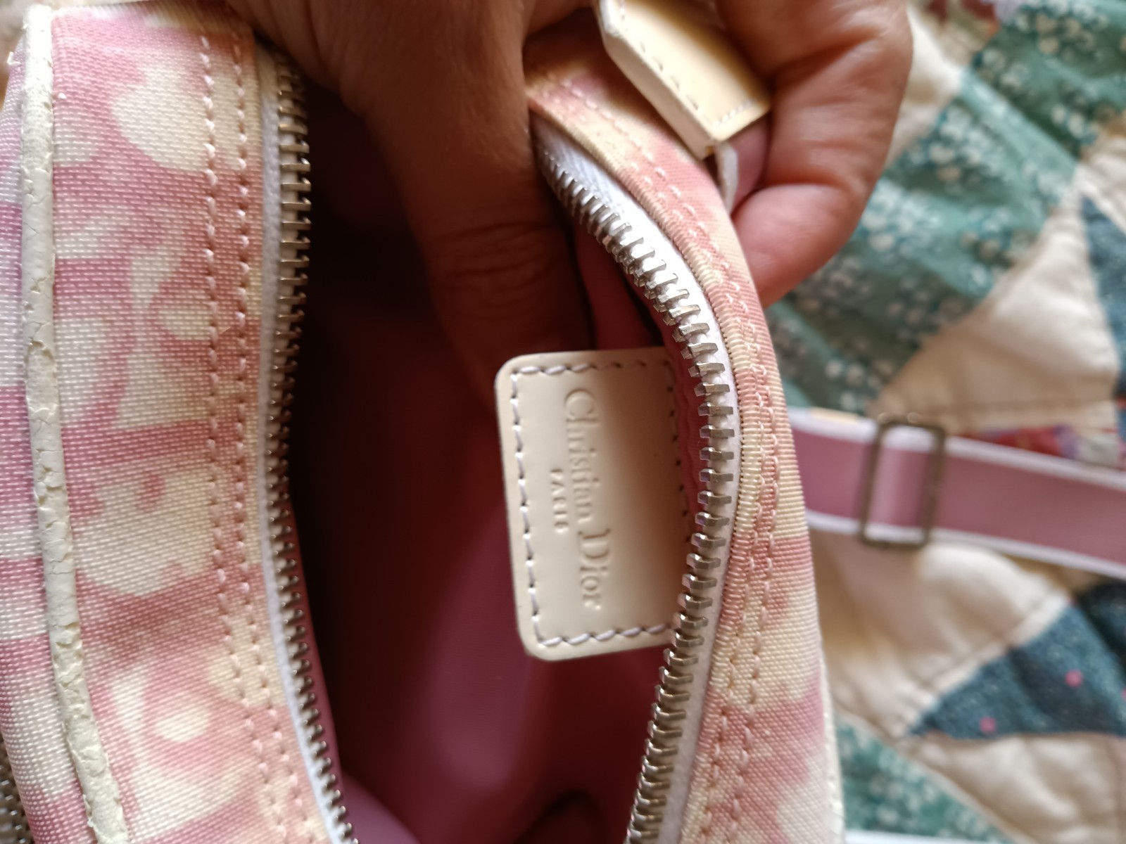 Christian Dior Diorissimo Girly Trotter Messenger Bag Pink