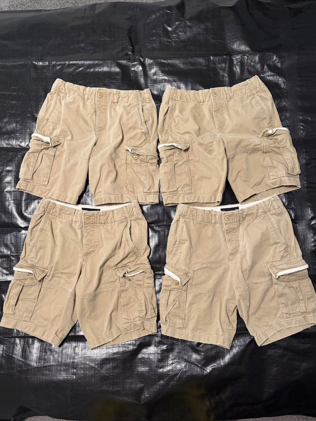 Abercrombie & Fitch 29 inch Cargo Short Bundle Lot of 4