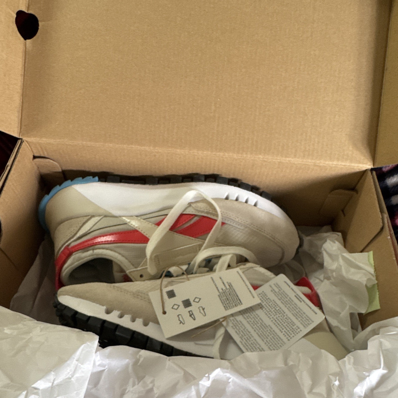 Reebok CL Legacy Low Top Lace-Up Running Sneakers Chalk/Alabaster FY7432