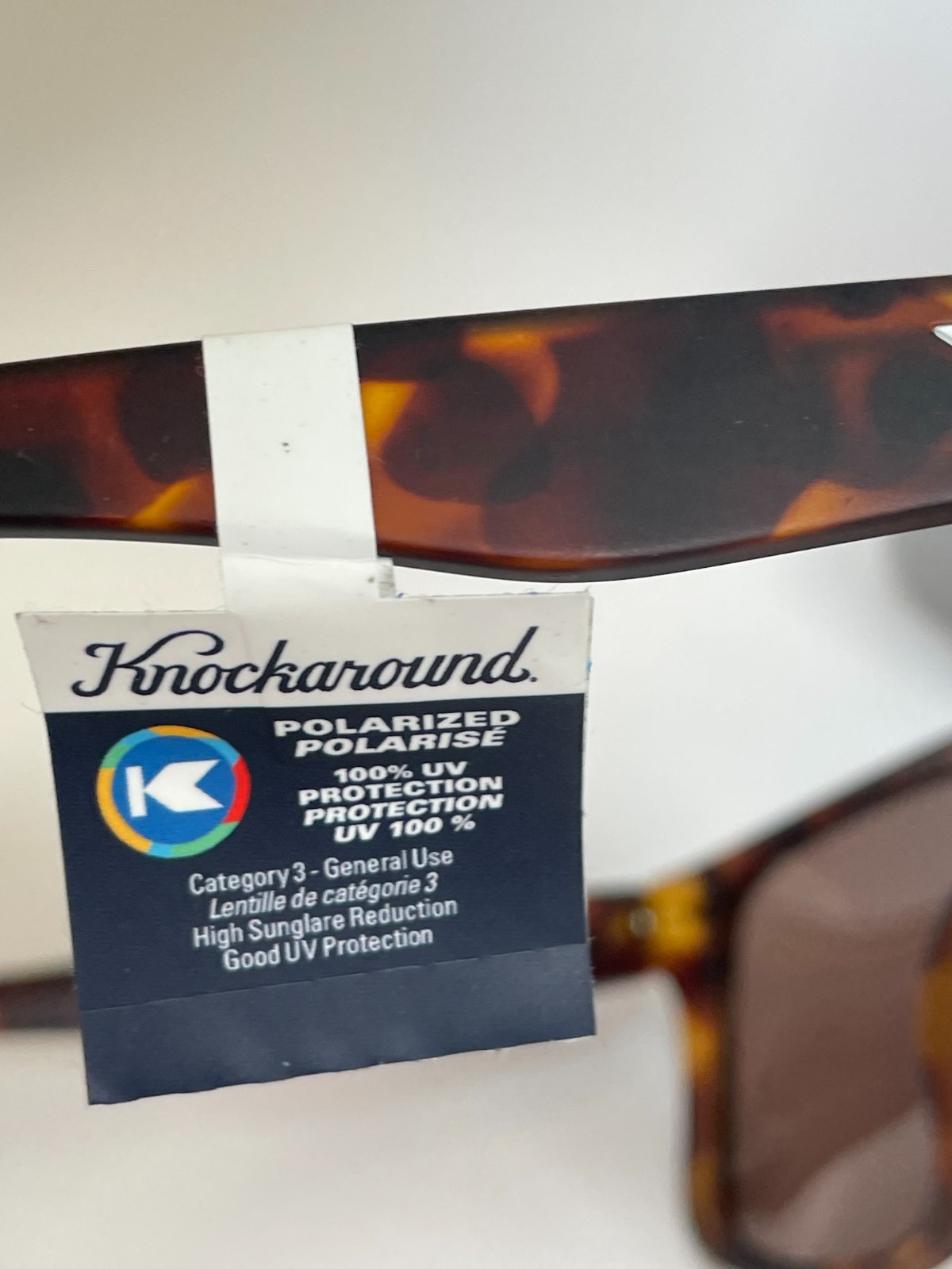 Knockaround Torrey Pines Tortoiseshell Sunglasses Amber Lens