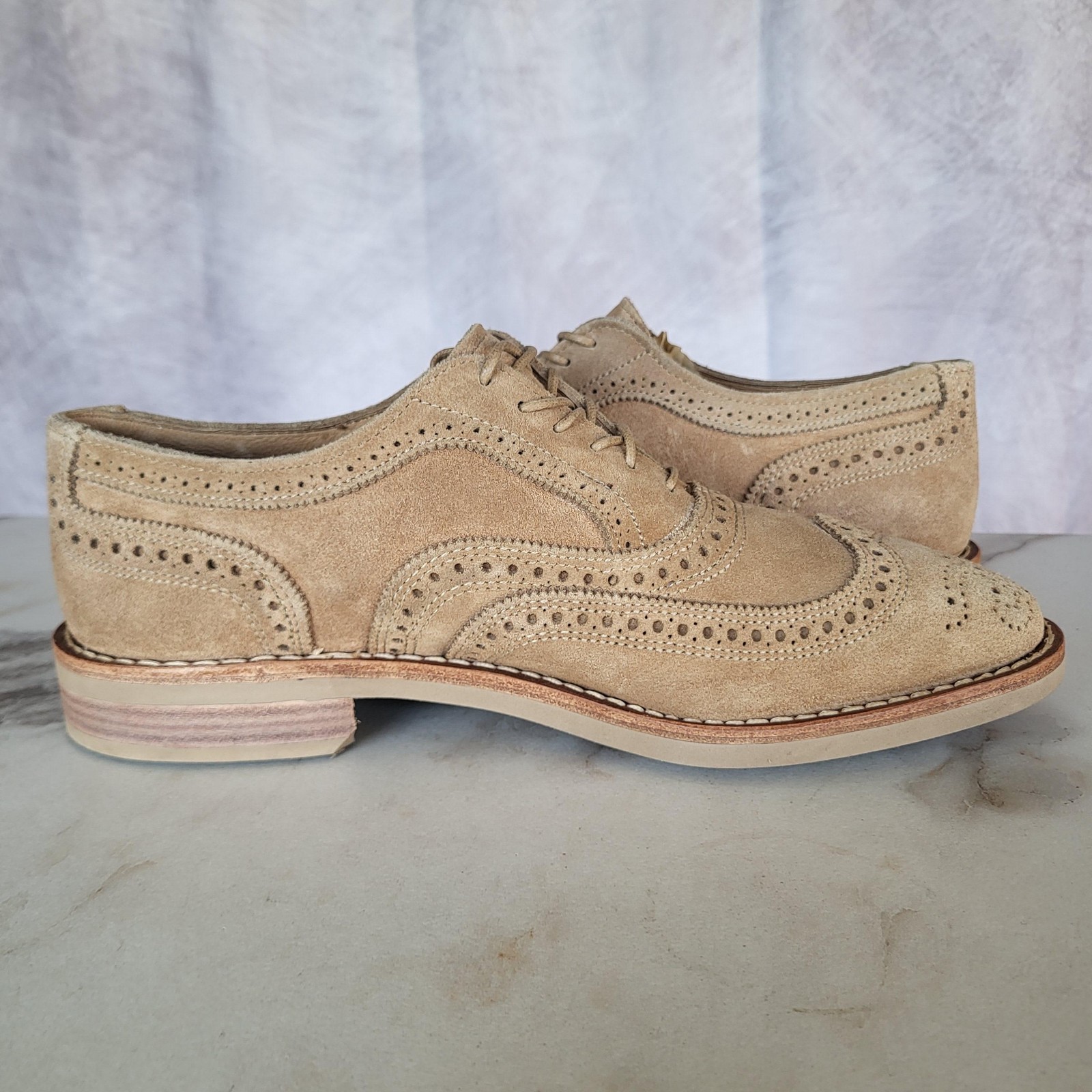 Allen Edmonds Neumok Suede Wingtip Featherwelt Oxfords Men’s Size 9 E