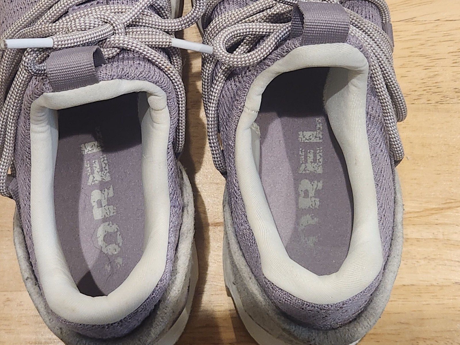 Sorel Kinetic Lace Purple Gray Knit Fabric Women’s Size 8.5 Shoes NL3227-574