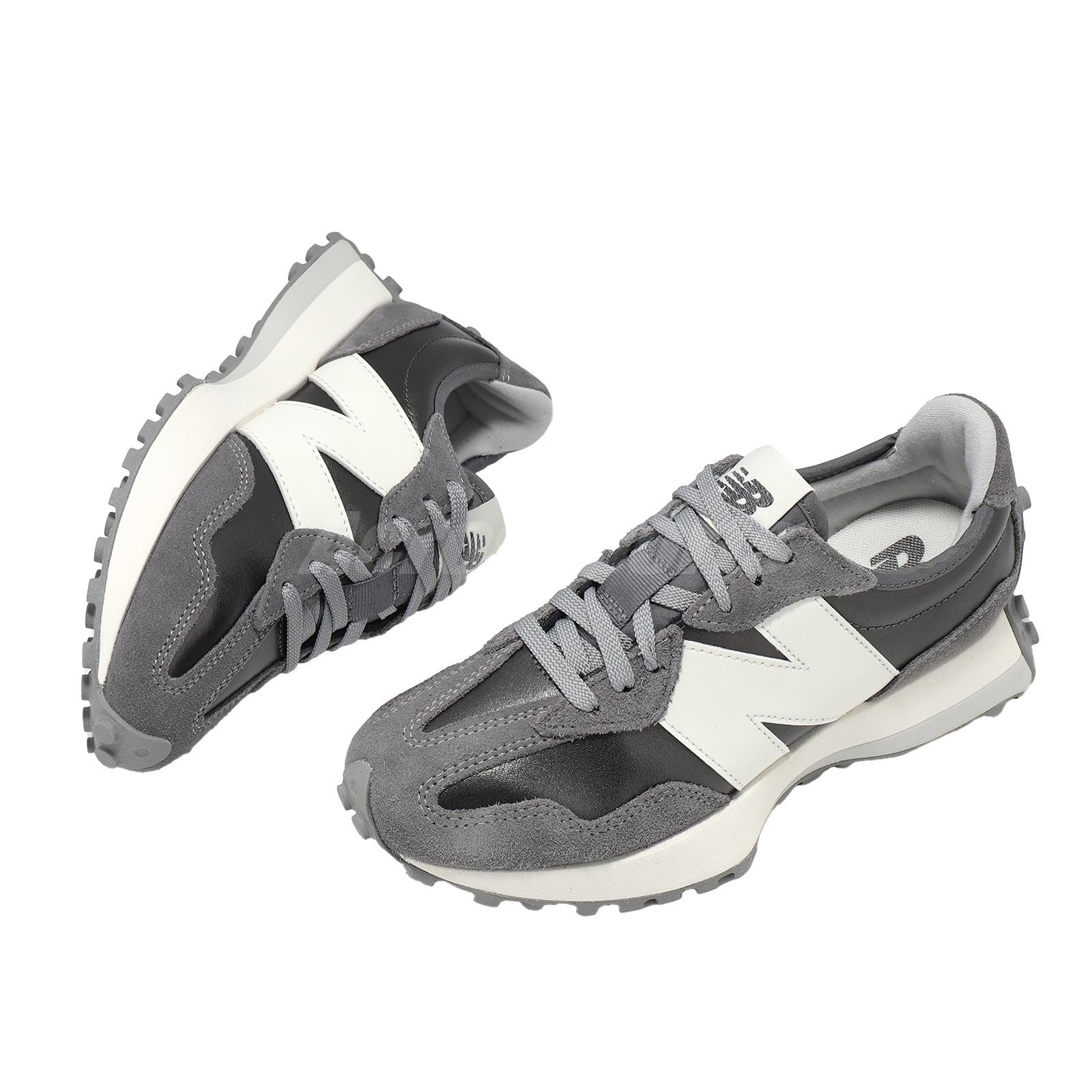 New Balance 327 NB Metallic Grey White Women Lifestyle Casual Shoes WS327GLB-B