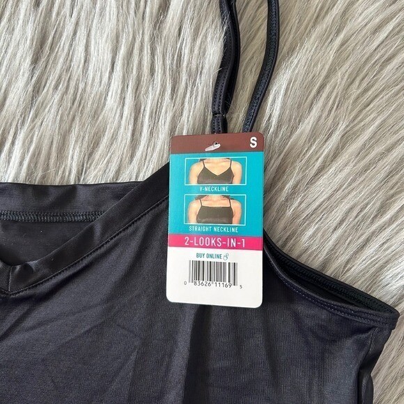Vanity Fair Radiant Collection Slip Womens Size Small Black