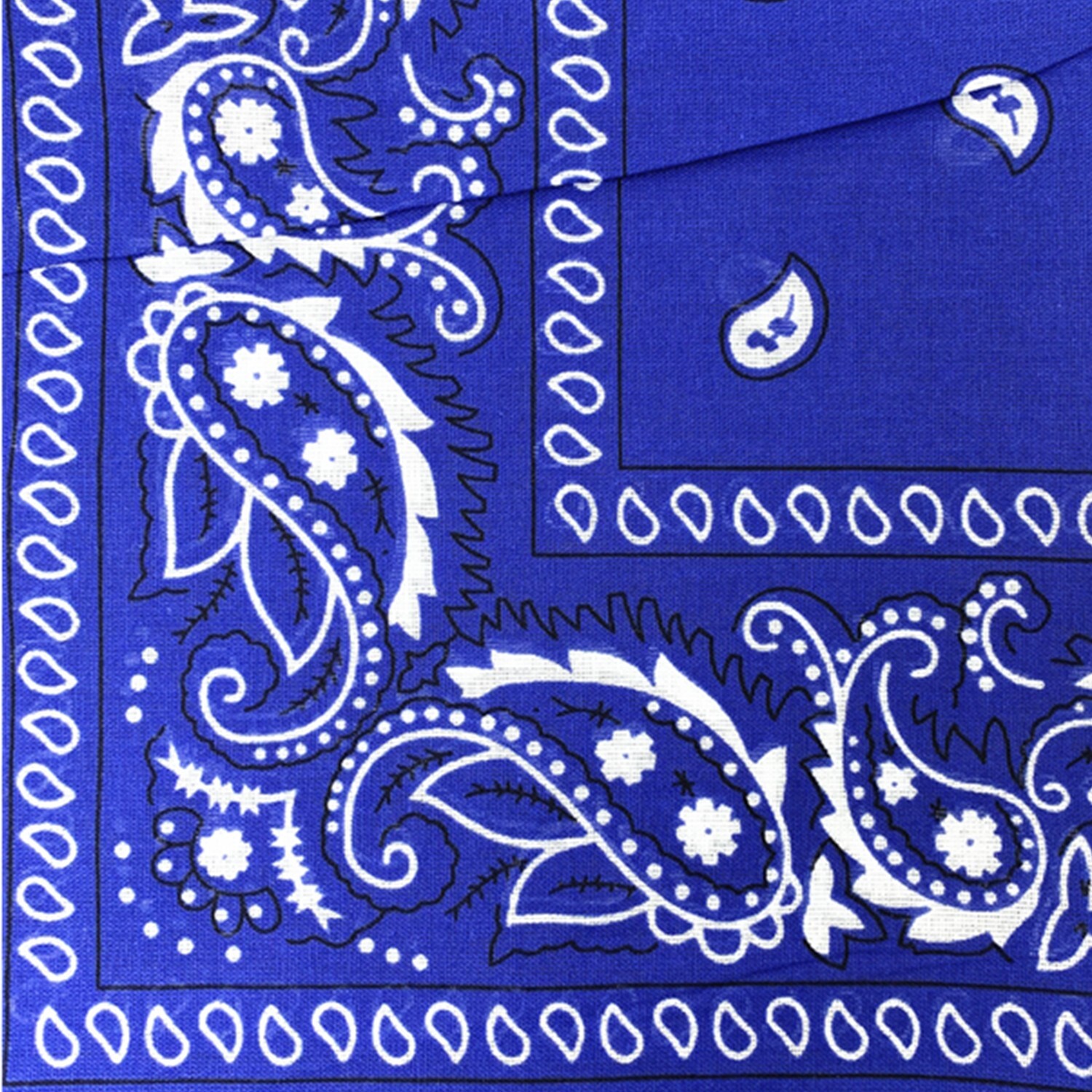 3 Pack Bandana 100% Cotton Paisley Print Double-Sided Scarf, Head, Neck, Mask