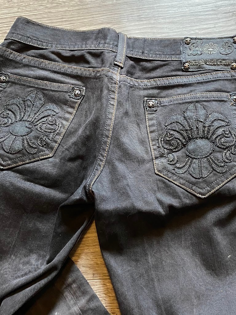 Rare Jean Skinny Rock y2k Vintage 2000’s A&G Jeans (Amal Guessous)