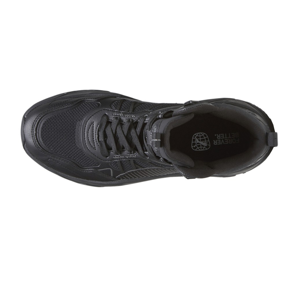PUMA Trinity Mid Hybrid Lace Up Mens Black Sneakers Casual Shoes 39232701