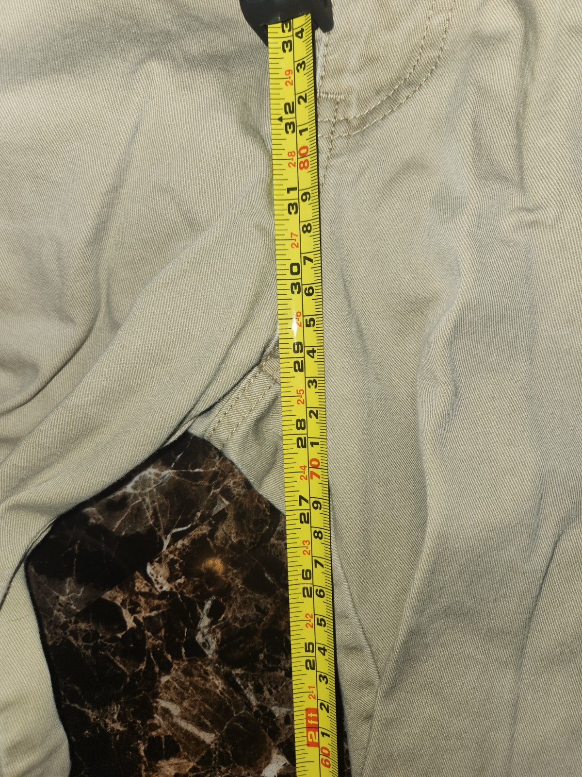 Matchstick Men’s Khaki Cargo Pants 33×30 Lota Of Pockets