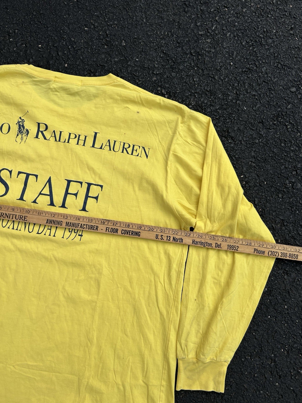 Vintage 90’s Polo Ralph Lauren Boxing Day 1994 Staff Shirt Size Large VERY RARE