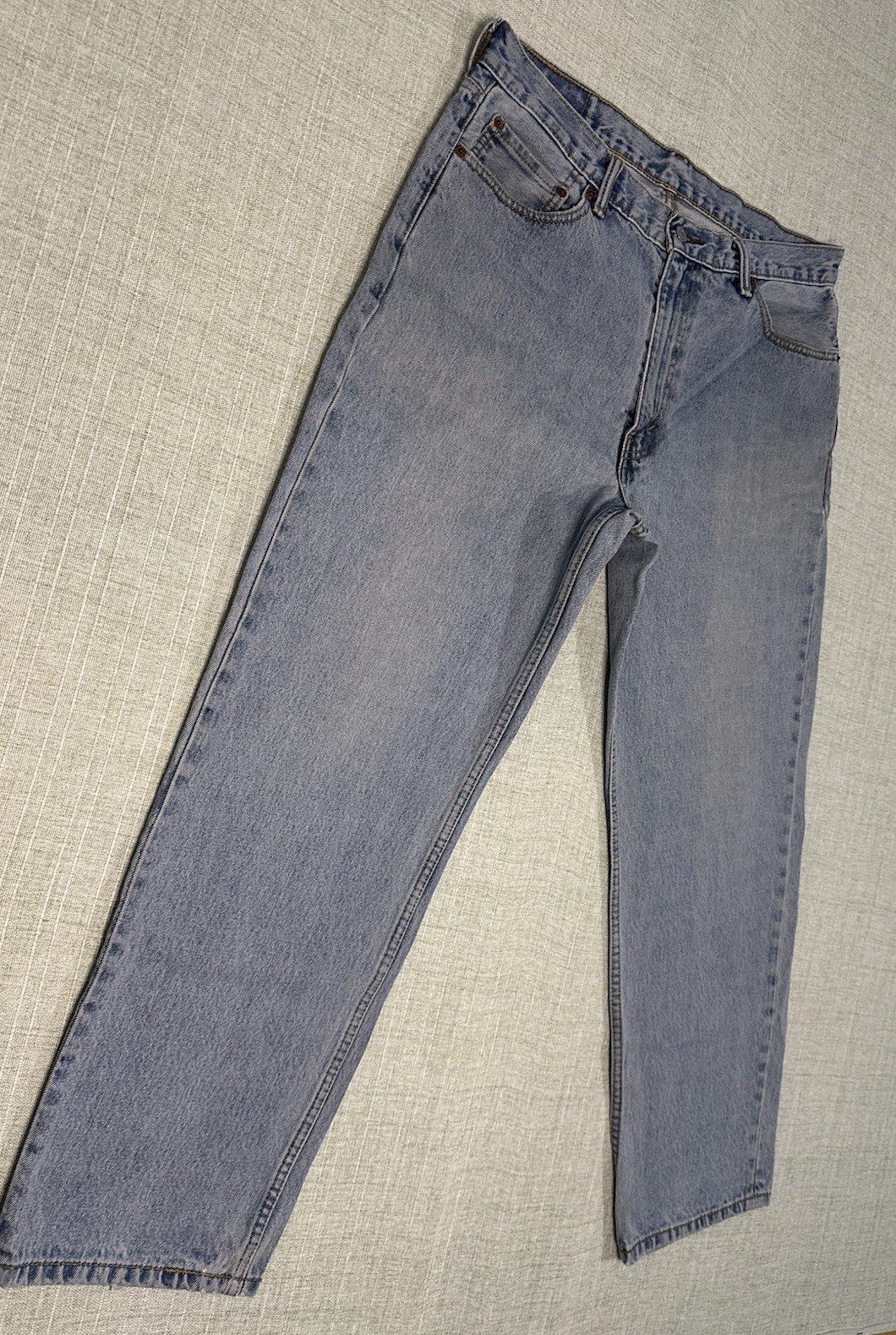 Levi’s 550 Relaxed Fit Medium Blue 100% Cotton Denim Jeans Men’s 36X30