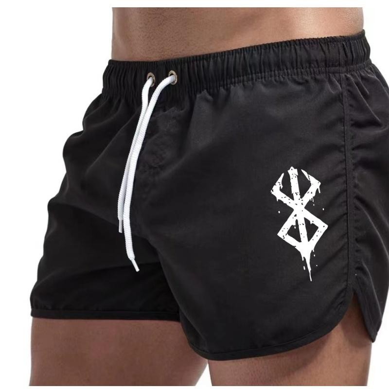 Men’s Quick Dry Swim Shorts Beach Board Shorts with Pockets Breathable Surf