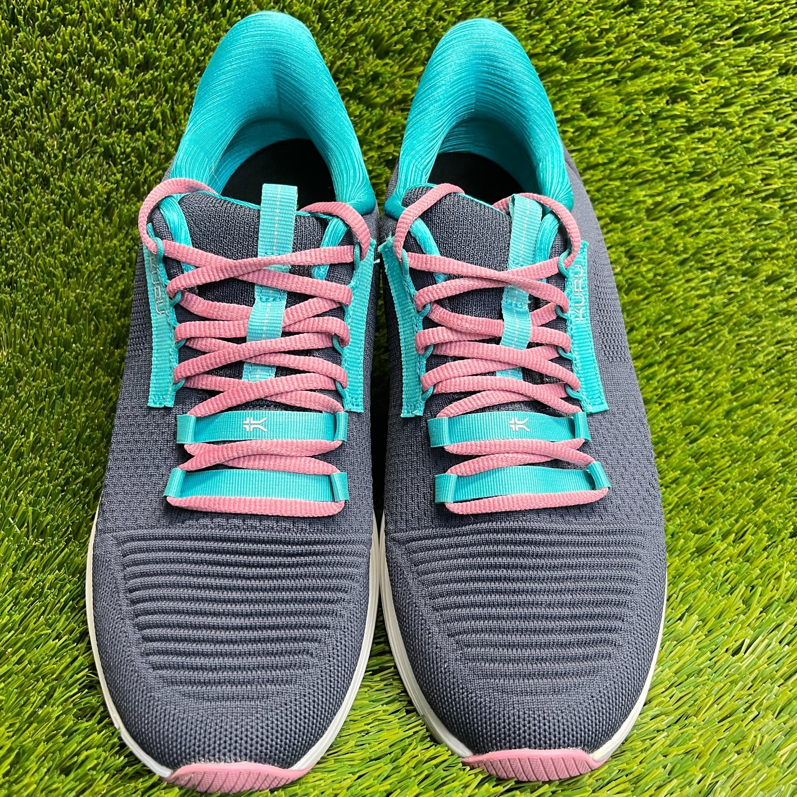 Kuru Atom 2 Womens Size 11.5 Blue White Athletic Running Walking Shoes Sneakers