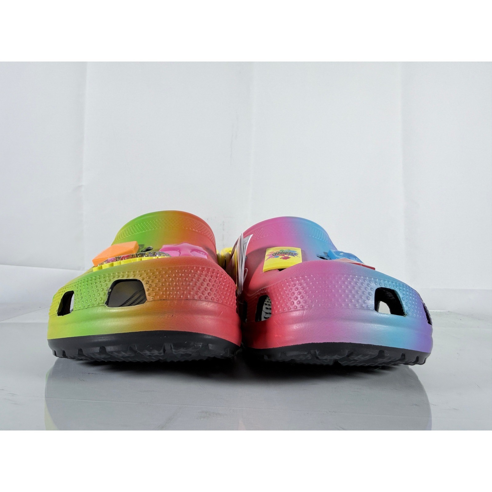 Crocs Gushers Classic Clog Men 11 Women 13 Colorful Jibbitz 211487-90H New