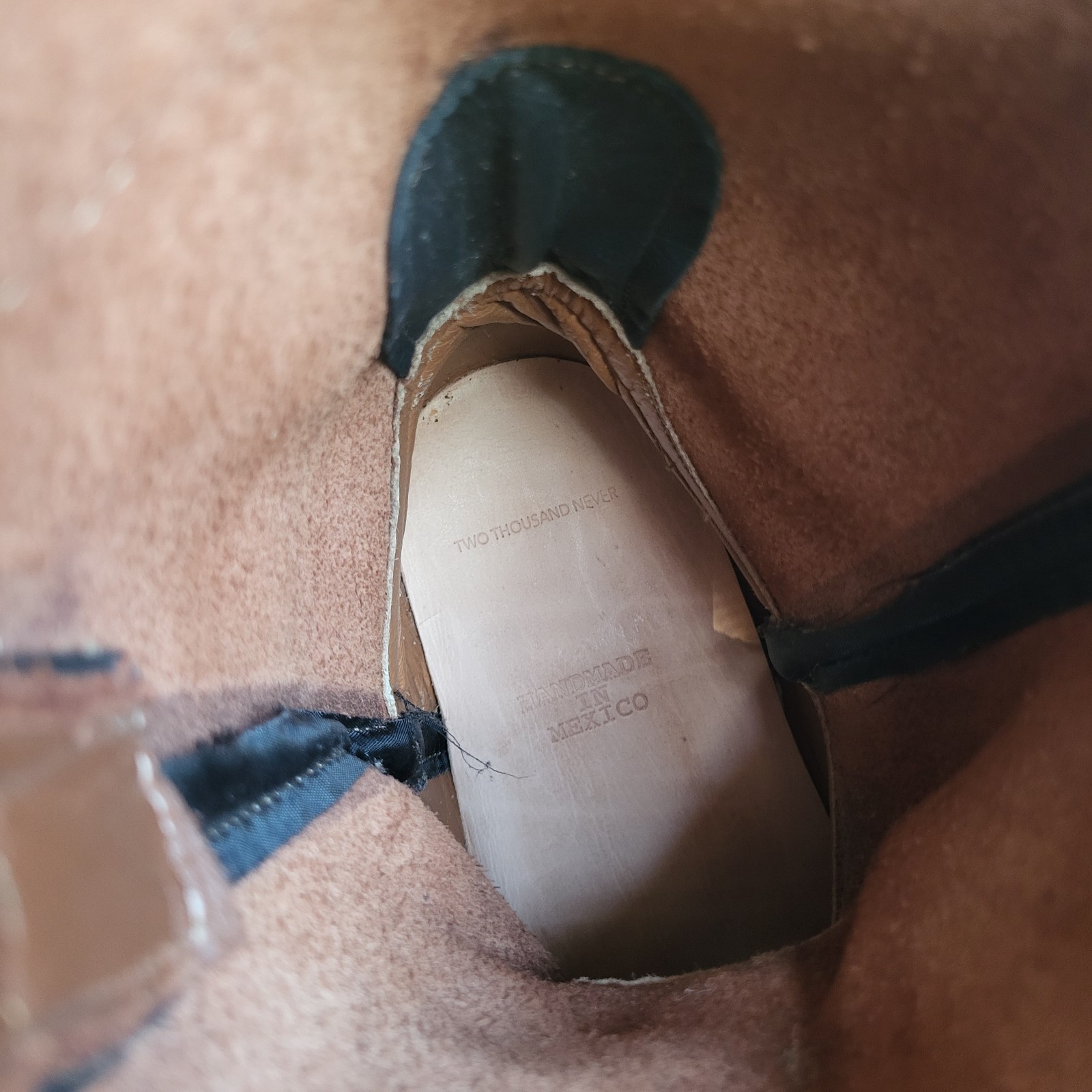 Two Thousand Never Patrick Winget Pecos Wellington Style Pull On Boots Size 10
