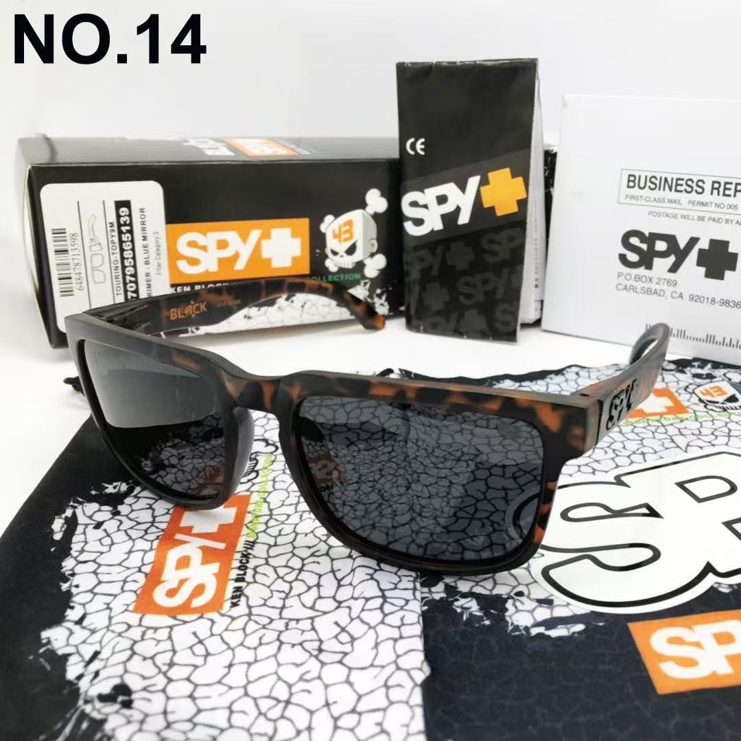 New Spy Polarized Sunglasses Men Classic Ken Block Unisex Square Original Box.
