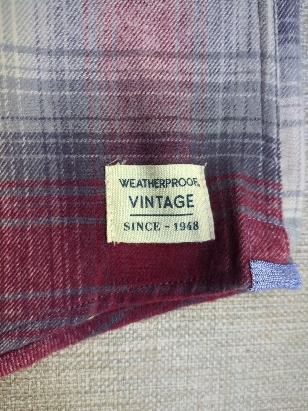 NWT Weatherproof Vintage Long Sleeve Men’s Button-up Flannel Shirt 3XL Red White