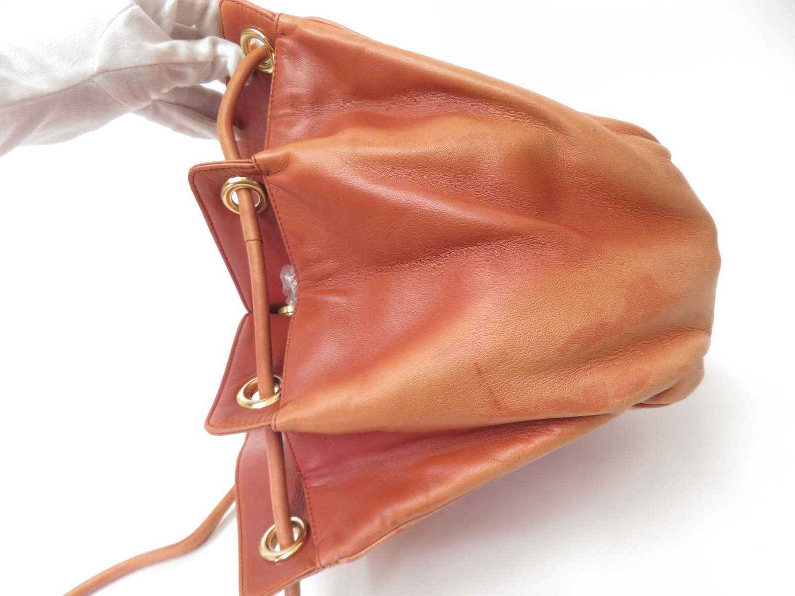 Authentic LOEWE Anagram Lambskin Nappa Leather Shoulder Bag S#53838