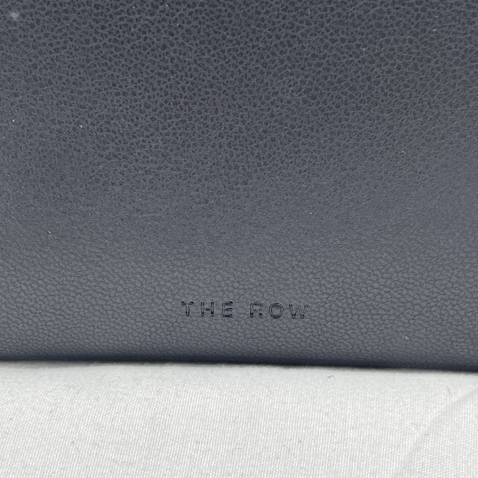 The Row Womens Mini Devon Pouchette Clutch Leather Black